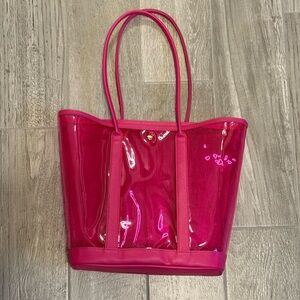 New clear Pink Tote